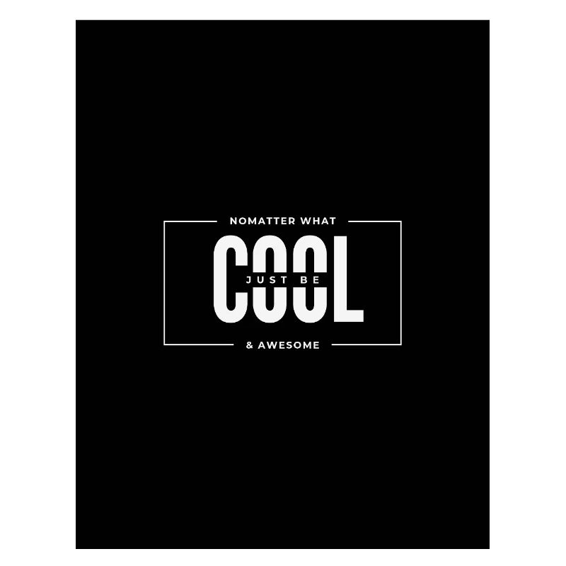 Peu importe la typographie audacieuse et cool