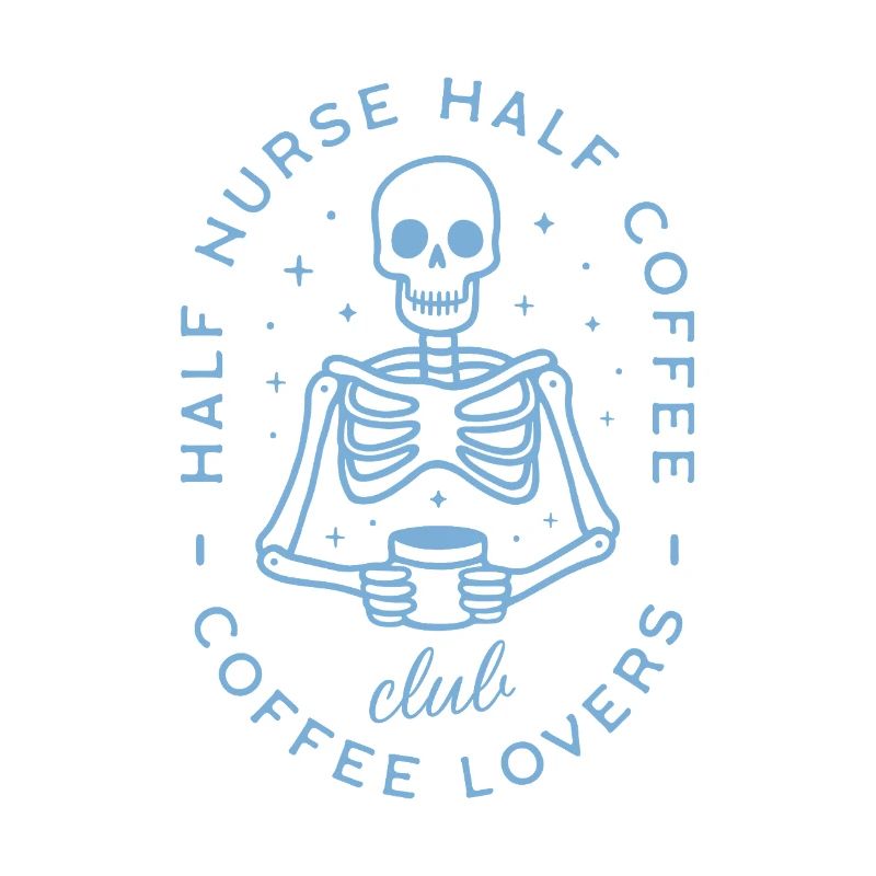 Halb Krankenschwester, halb Kaffee, lustiges Pflegeleben
