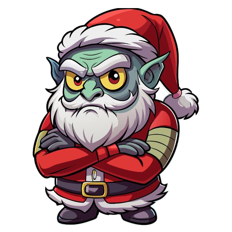 Grumpy Goblin Santa