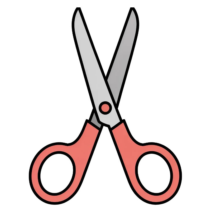 Schere - Comic-Schere