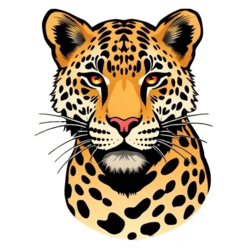Leopard Leopard Head Gift Cat Lover