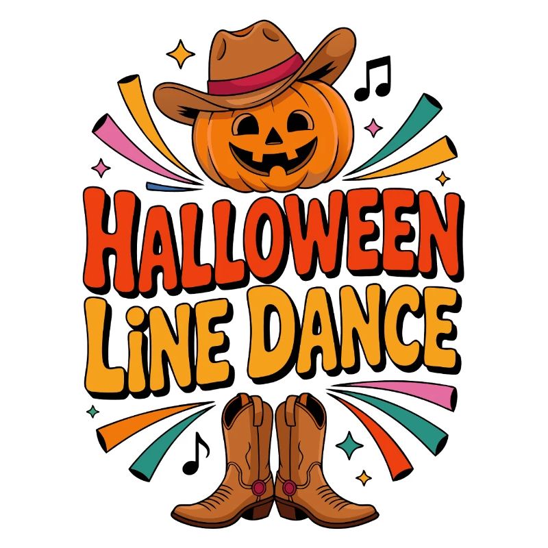 Halloween Line Dance Pumpkin
