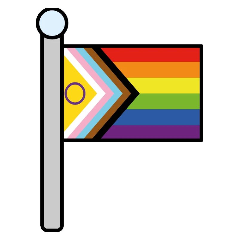 Mât du drapeau de la fierté Inclusive Progress