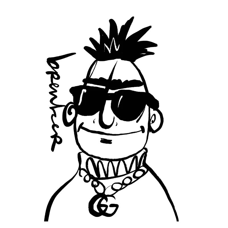 Minimalist Face Line Drawing