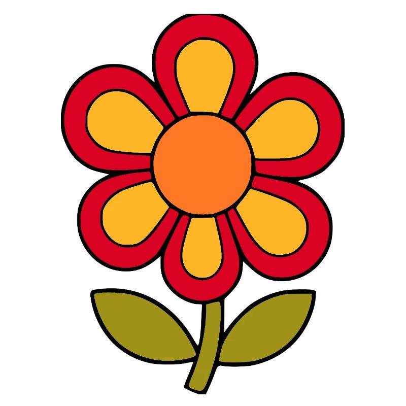 70s flower pattern retro flowerpower