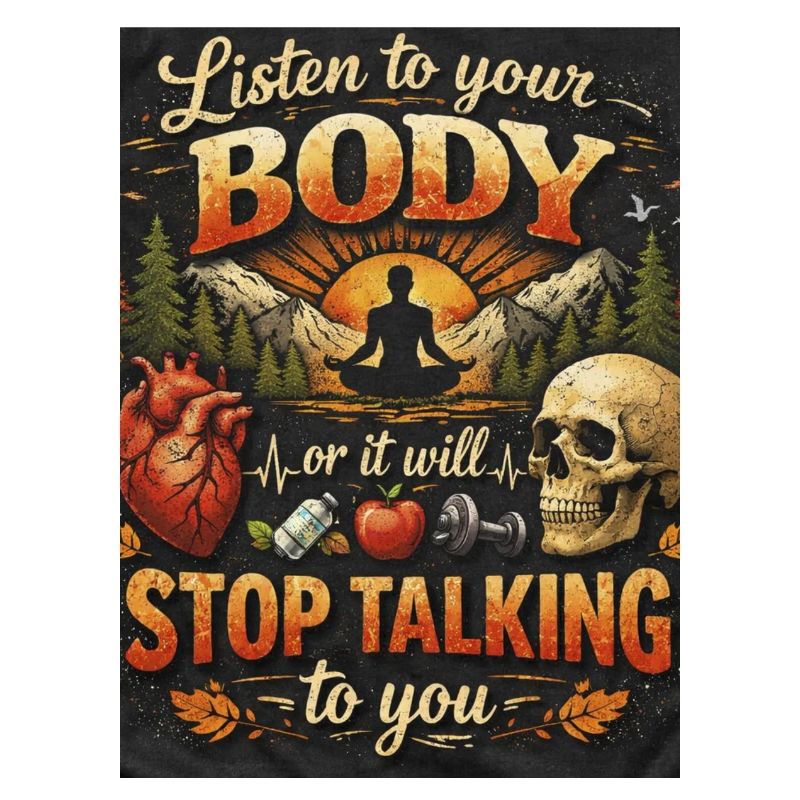 Hör auf deinen Körper oder er spricht