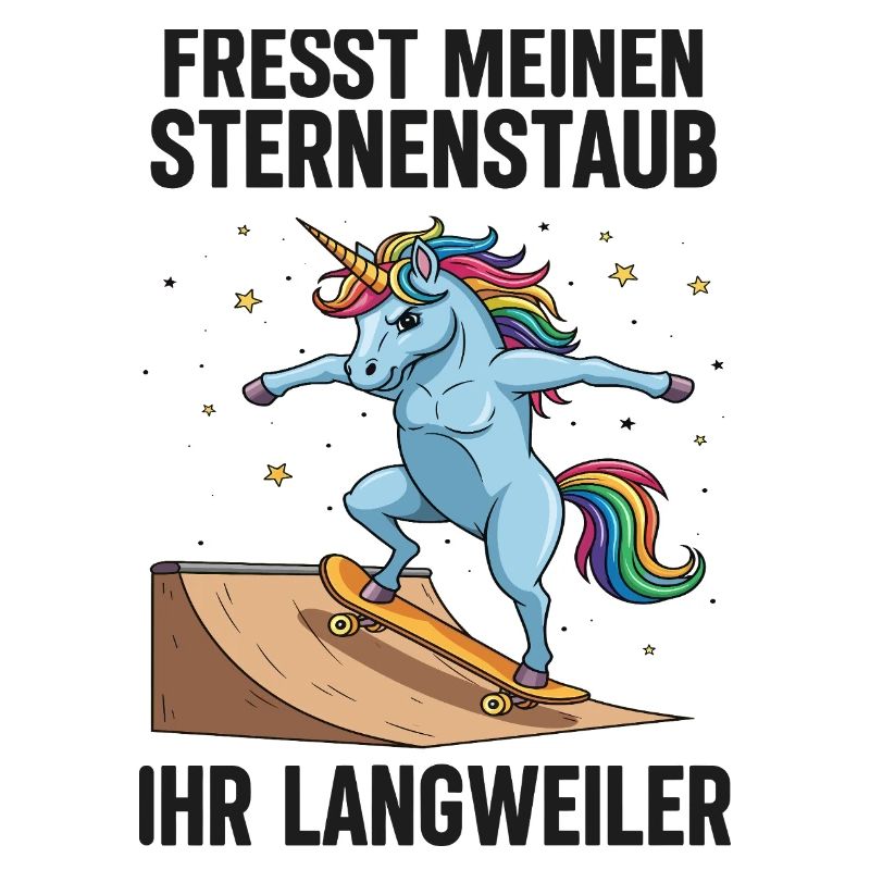 Skateboard-Einhorn