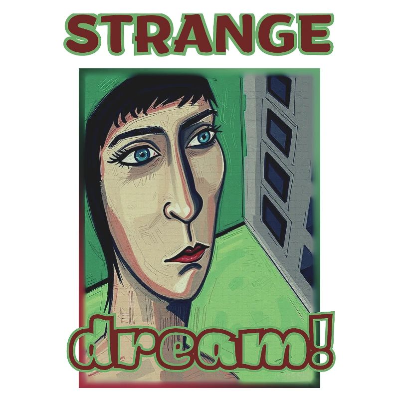 Psychedelic Portrait with Inspirational Text
