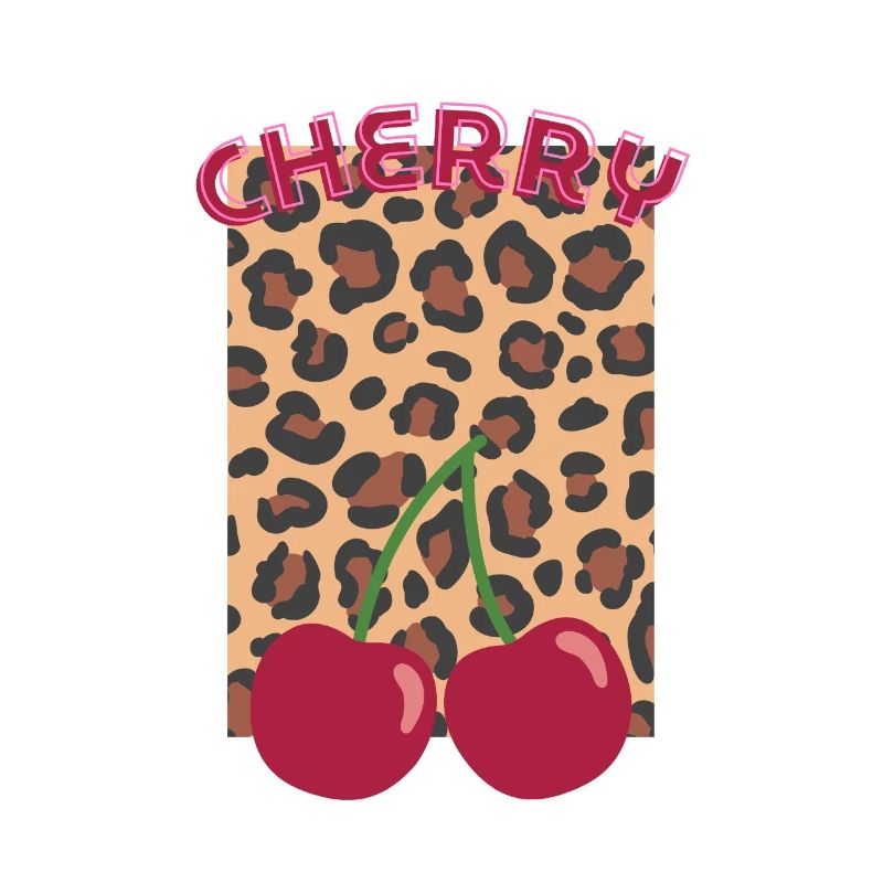 Leopard-look cherries