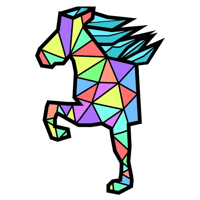 Cool Polygon Pferde Islandpferde Pferdeliebe
