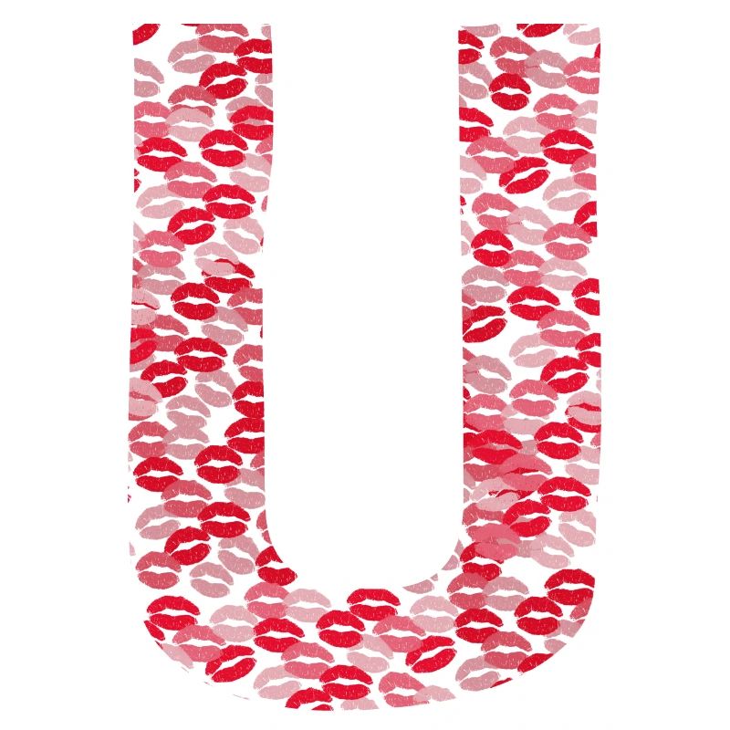 Buchstabe U - Kussgeschenk