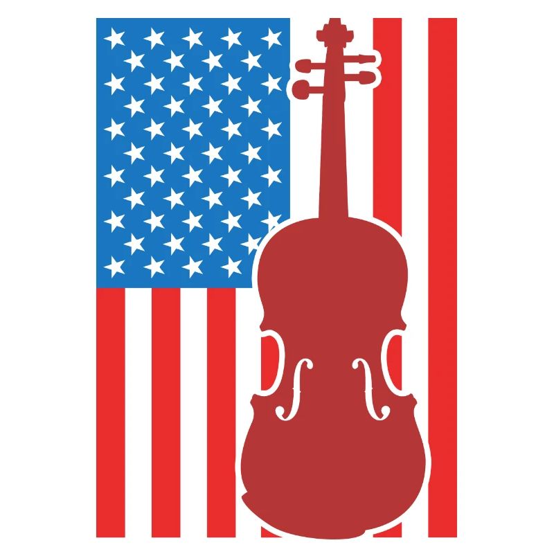 Fiddle USA Flag