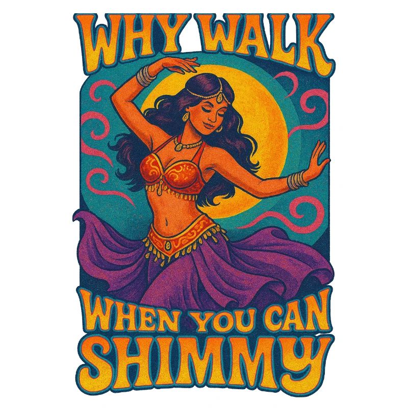 Affiche de motivation pour danseuse orientale