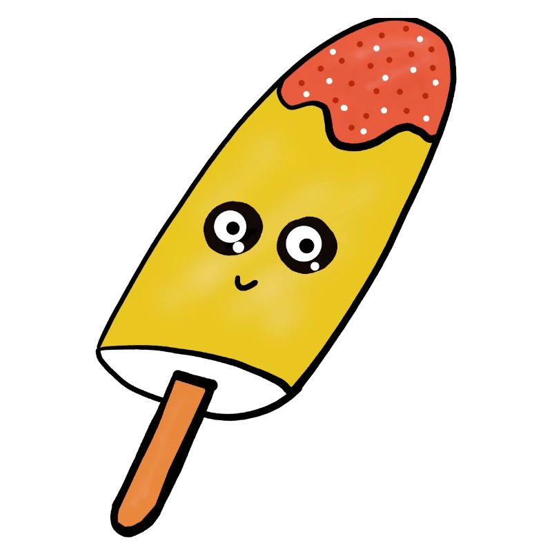 Kawaii  Eis Eiskrem Kinder lustig