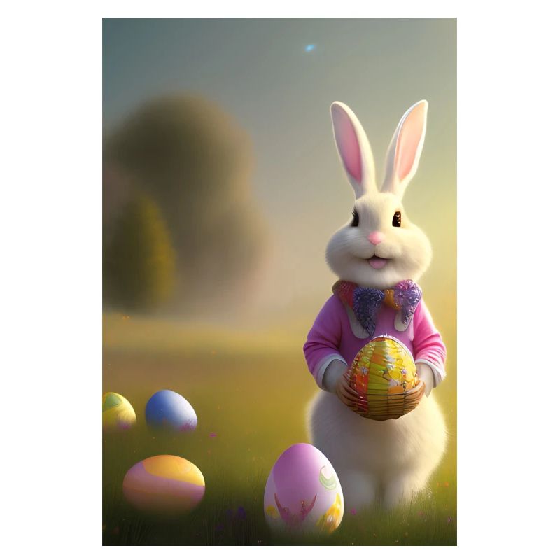 Easter Bunny with Easter Eggs