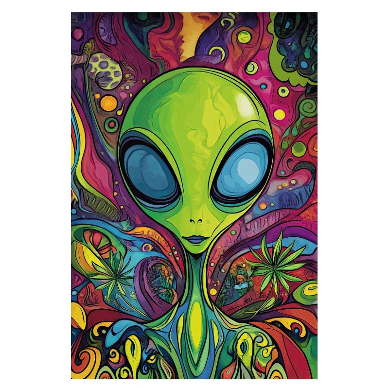 Psychedelic Alien Neon Rush