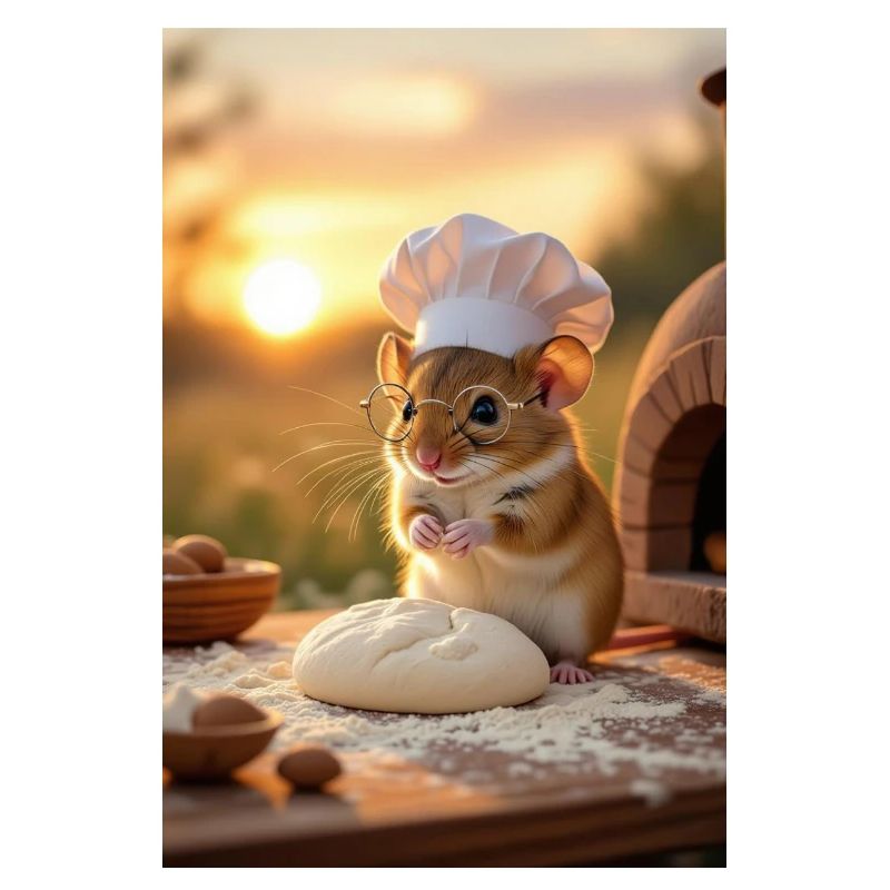 Creative Chef Mouse for Kitchen