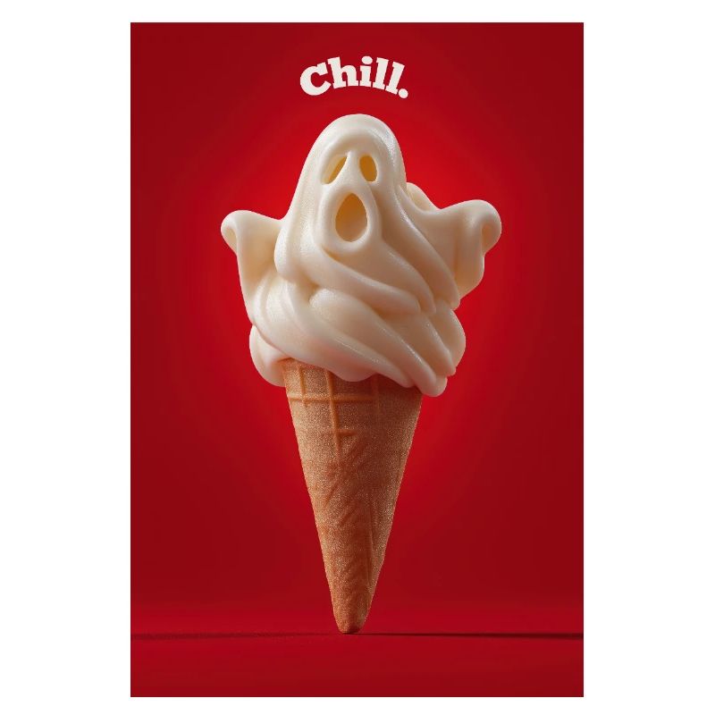 Chill Ghost Cornet de crème glacée