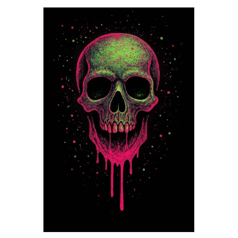 Deathhead – Psychedelic Neon Skull