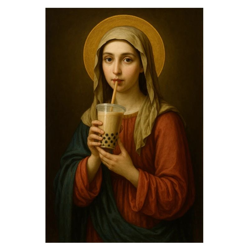 Saint boit du bubble tea