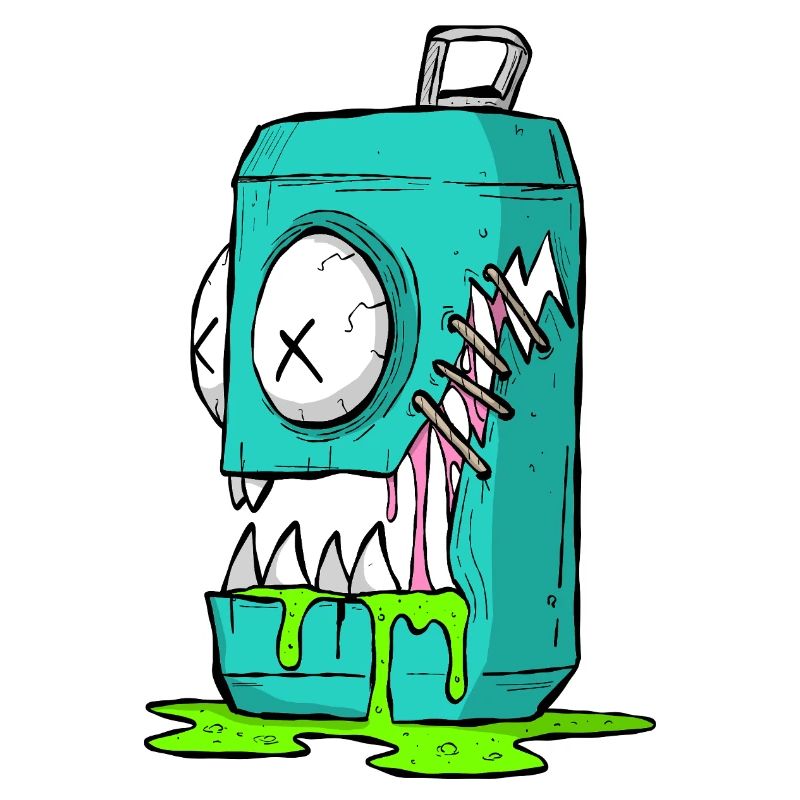 Monster Box Cartoon Comic