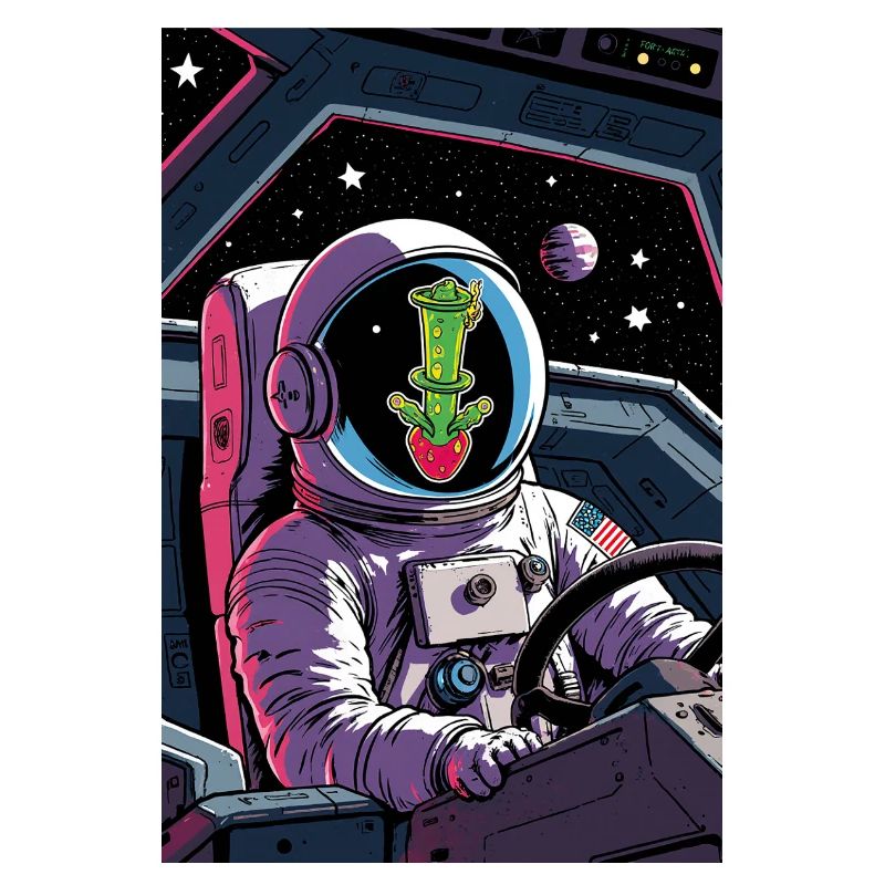 Cactus Alien in Space
