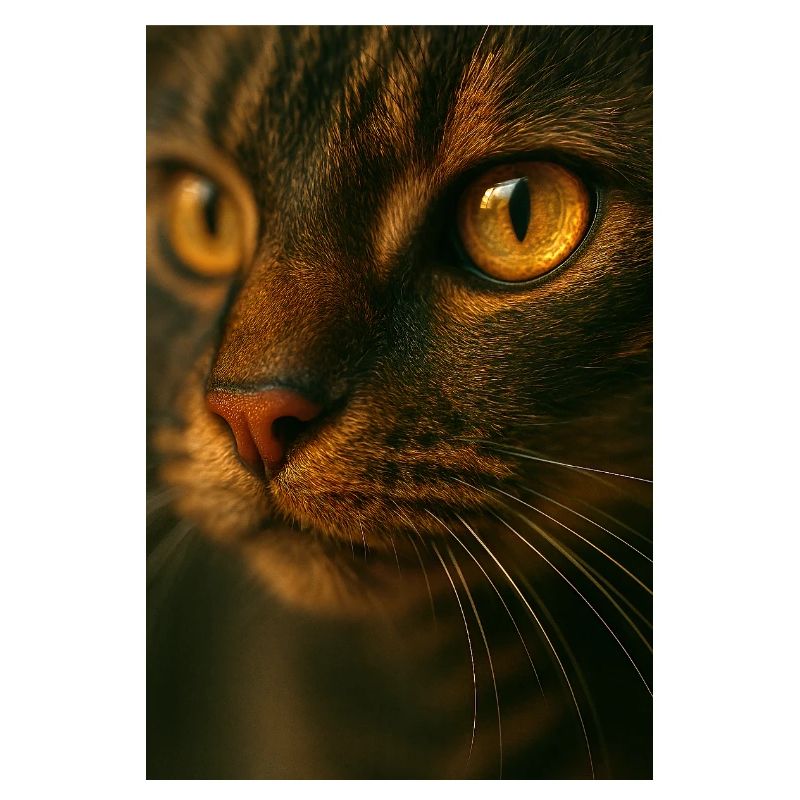 Yeux de chat fermés