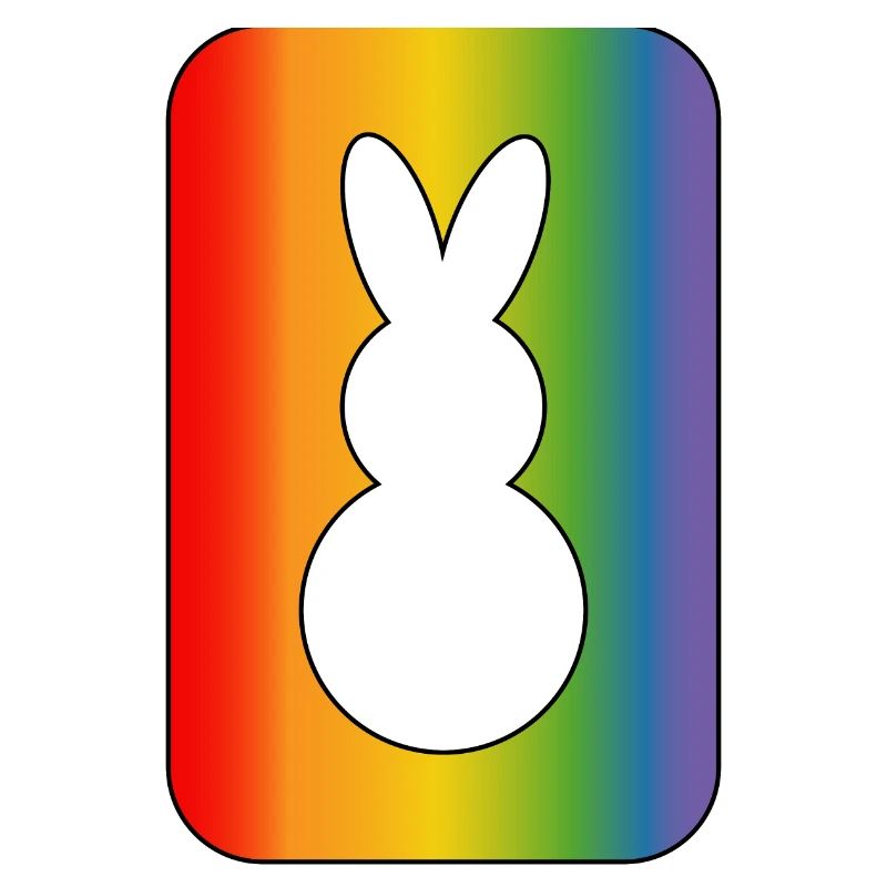 Rainbow rabbit