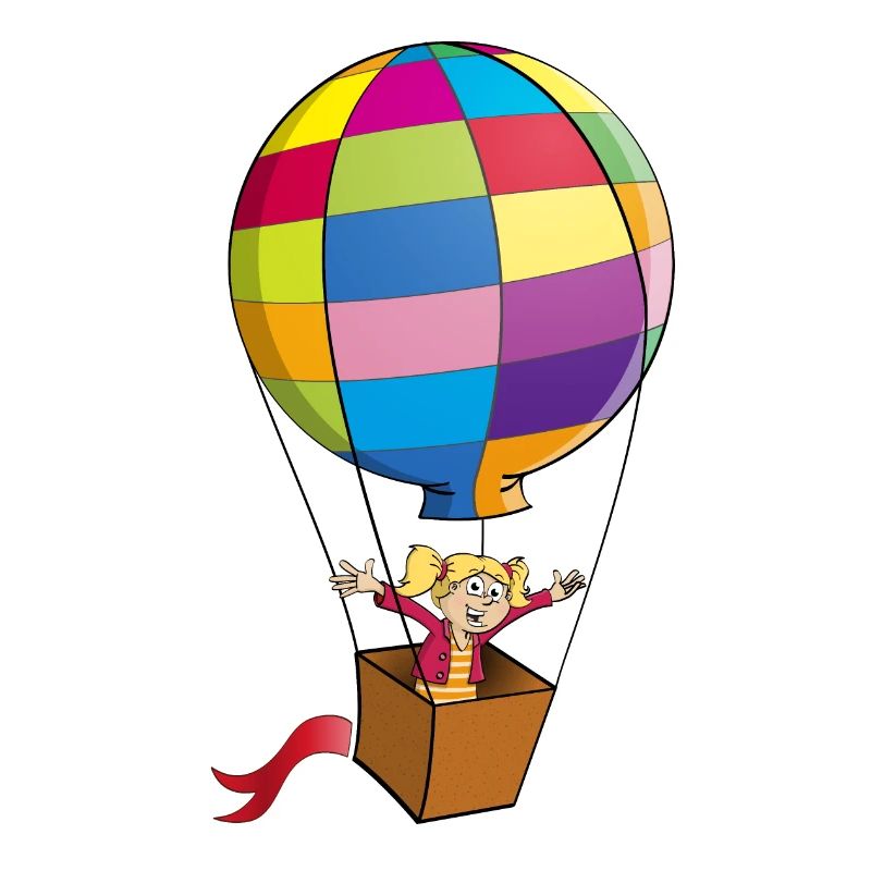 Sortie colorée de ballons