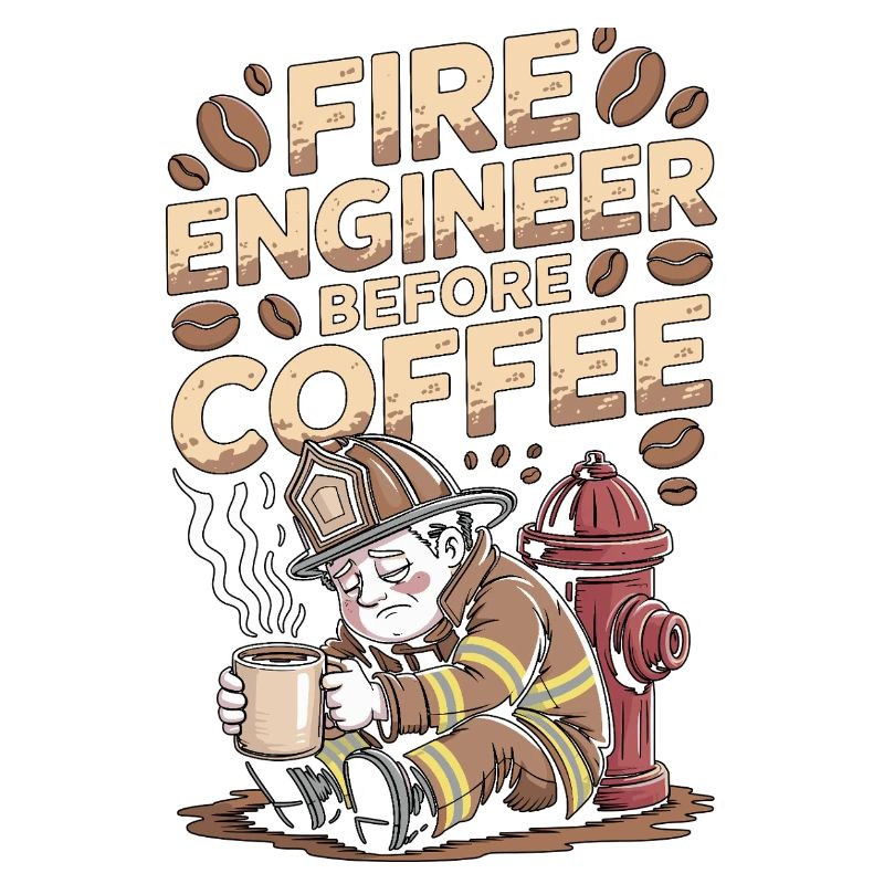 Fire Engineer Before Fire Service Coffee Lover