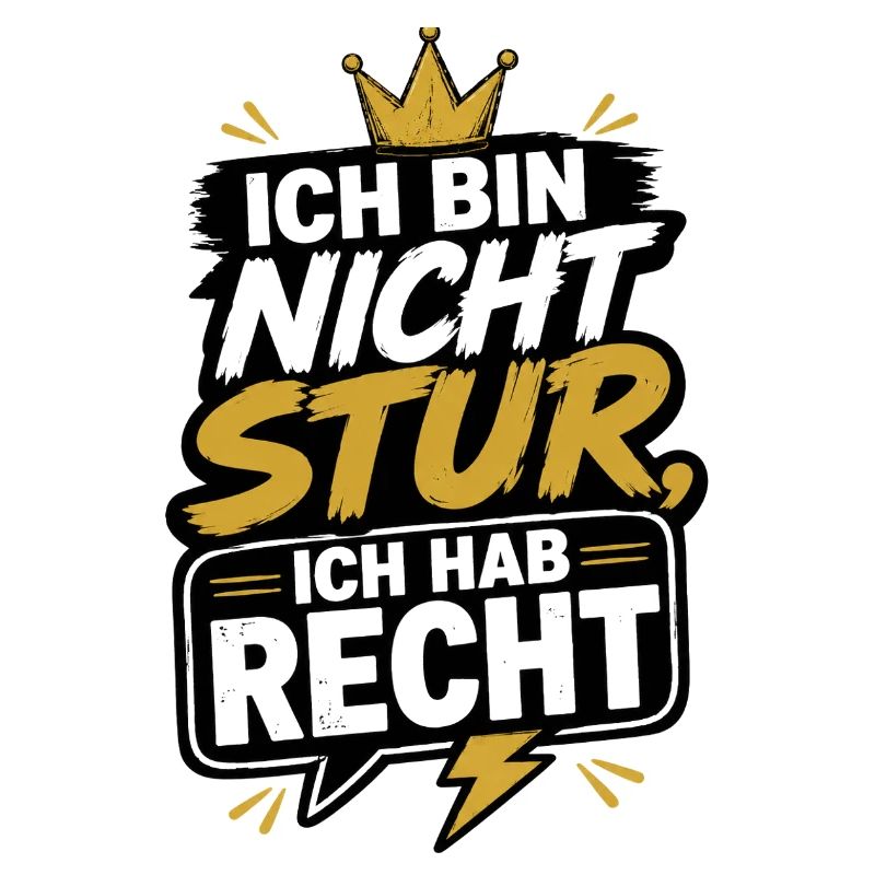 Ich bin nicht stur