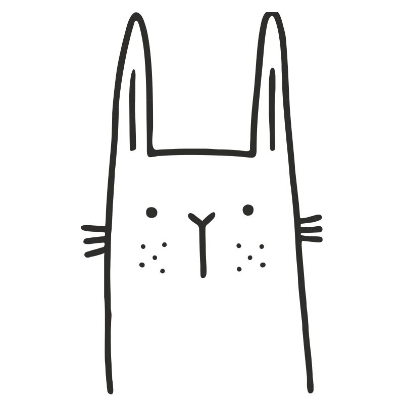 Scandi Hase mit Sommersprossen