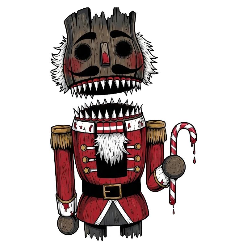 Dark Nutcracker Horror Christmas Gothic