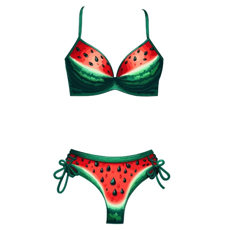 Chemise de bikini pastèque Cadeau pastèque
