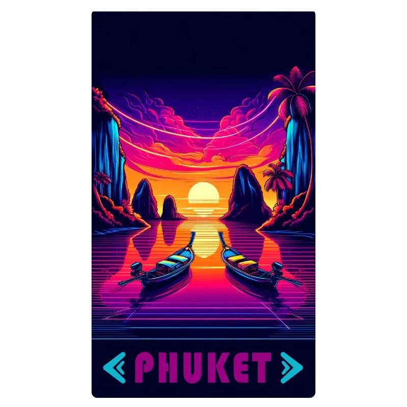 Design de coucher de soleil à Phuket en Thaïlande
