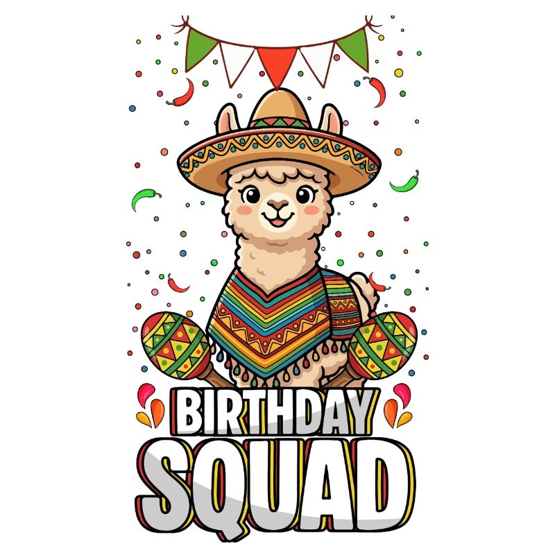 Équipe d’anniversaire Cinco de Mayo Drapeau mexicain