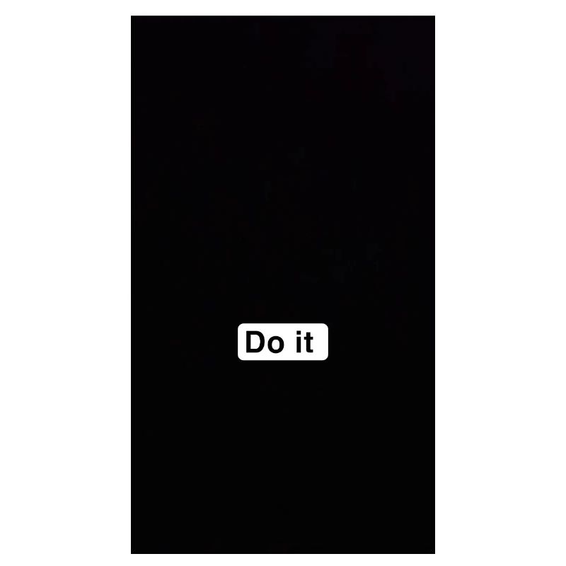 Do It Minimal Black