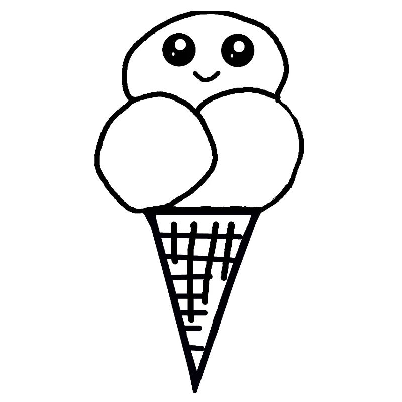 Eis Eiswaffel Eistüte Eiscreme Eiskrem