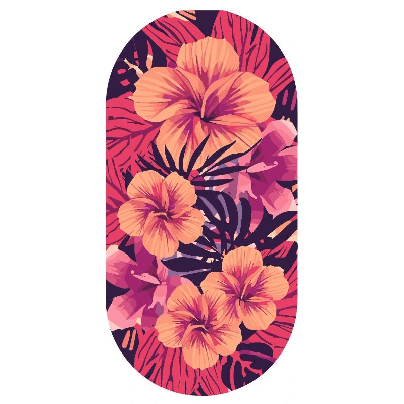 Tropical Hibiscus Color Explosion
