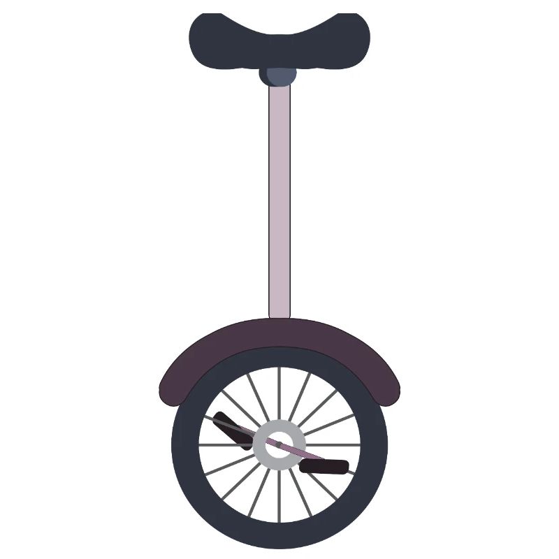 Einrad Einradfahrer