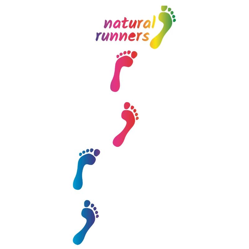 Regenbogen Footprints - barfuß durchs Leben gehen
