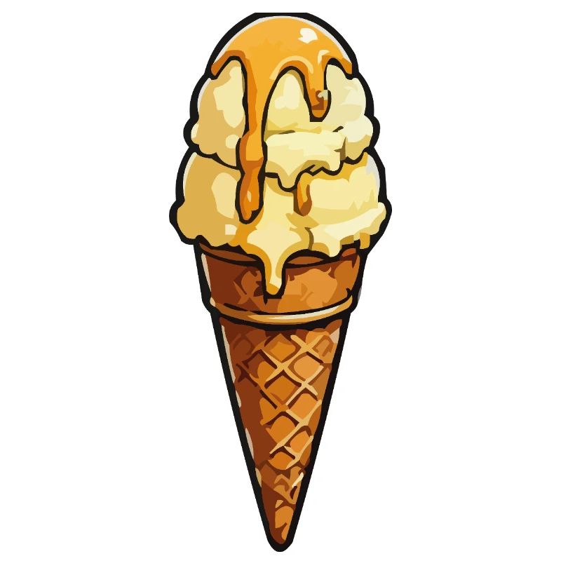 Cornet de glace Caramel Rip