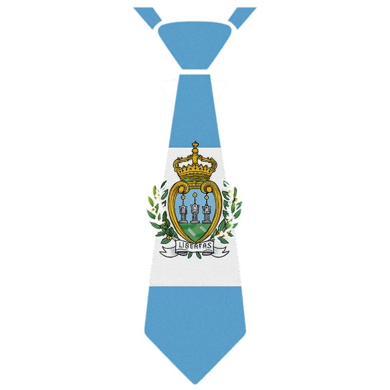 Cravate de Saint-Marin – Conception du drapeau