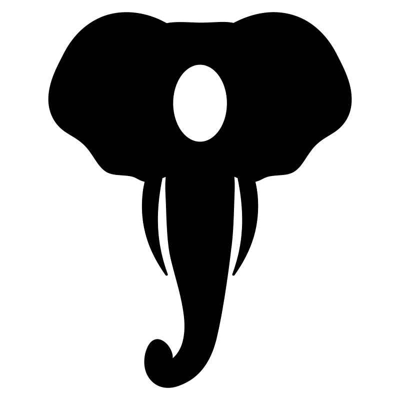Elephant Head Animal Circle Gift