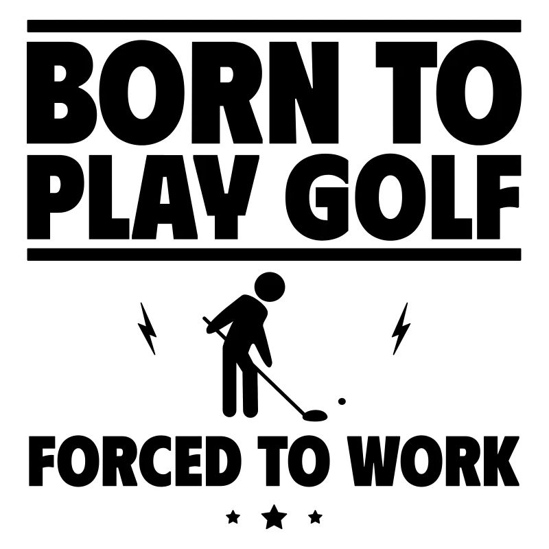 Né pour le golf, forcé de travailler