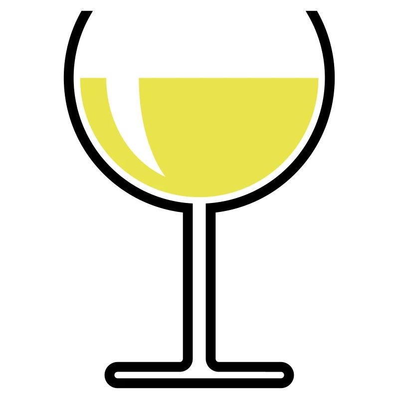 Verre à vin blanc rond ouvert (vin blanc / vin / 2C)