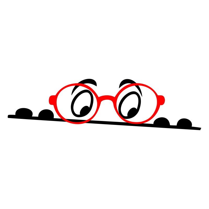 Glasses, eyes, comic