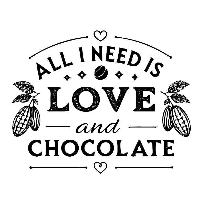Tout ce dont j’ai besoin, c’est d’amour et de chocolat