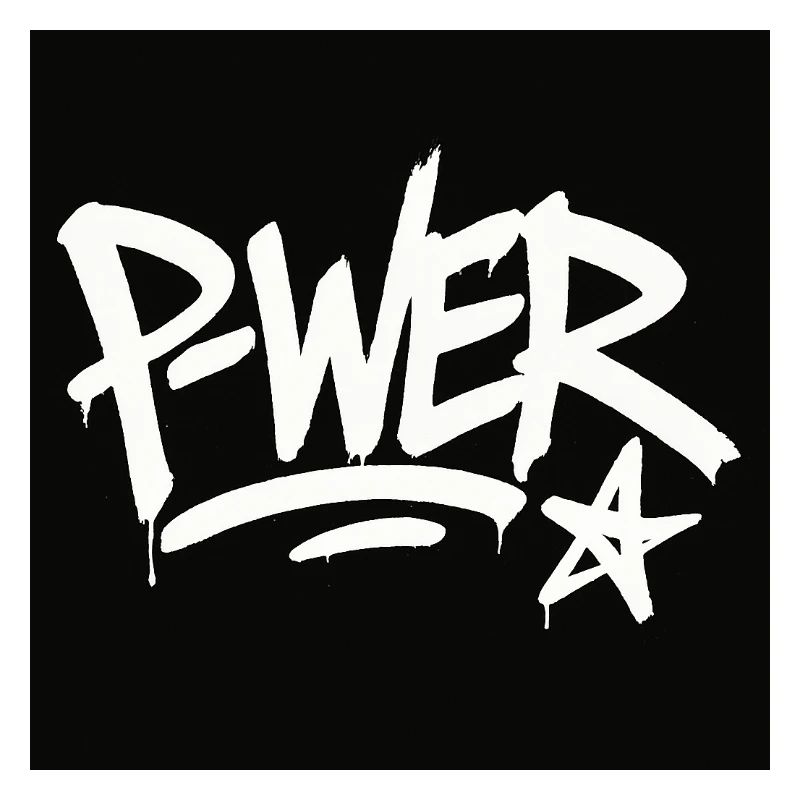 Graffiti-Stil Power-Text-Design