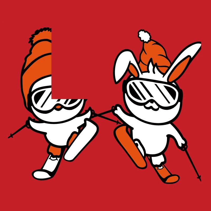 Bunny Bird Birthing Team Ski Bunny Ski Goggles Cap